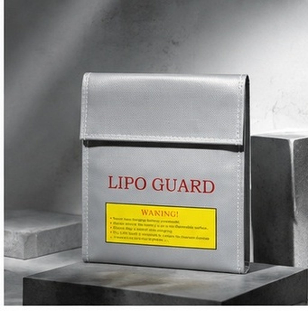 Lipo Battery Fireproof Safety Charge Box - 18x23cm 크기의 견고한 내화성 리튬 폴리머