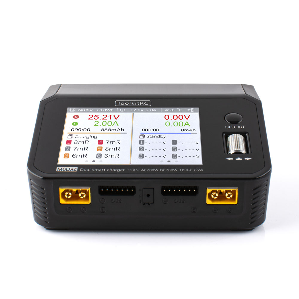 Toolkitrc M6Dac Smart Charger - ToolkitRC M6DAC AC 200W DC 700W