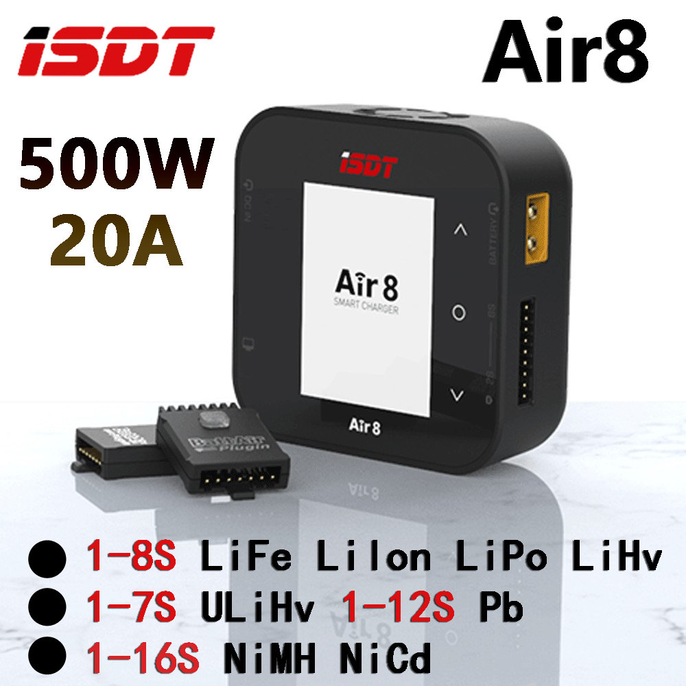 Isdt Air8 8S Lipo Charger - ISDT Air8 DC 500W 스마트 밸런스