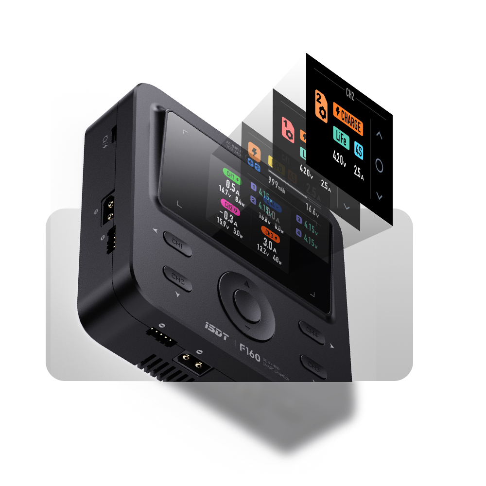 Toolkitrc M6Dac Smart Charger - ISDT F160 4CH AC 쿼드 채널