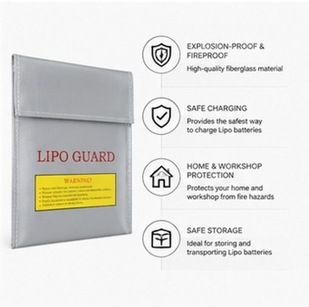 18x23cm 프리미엄 방폭 리튬 폴리머 배터리 안전  - Lipo Battery Fireproof Safety Charge Box 리뷰 및 가격