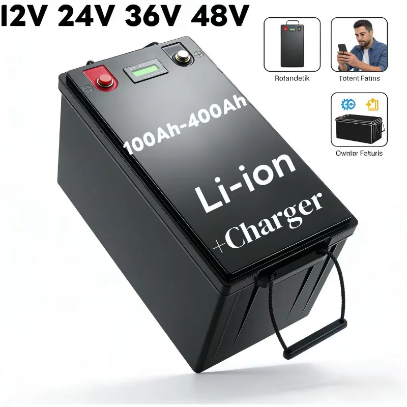 블루투스 BMS 리튬 배터리 |   12V-48V 10 - Lifepo4 12V 100Ah Bms Bluetooth 리뷰 및 가격