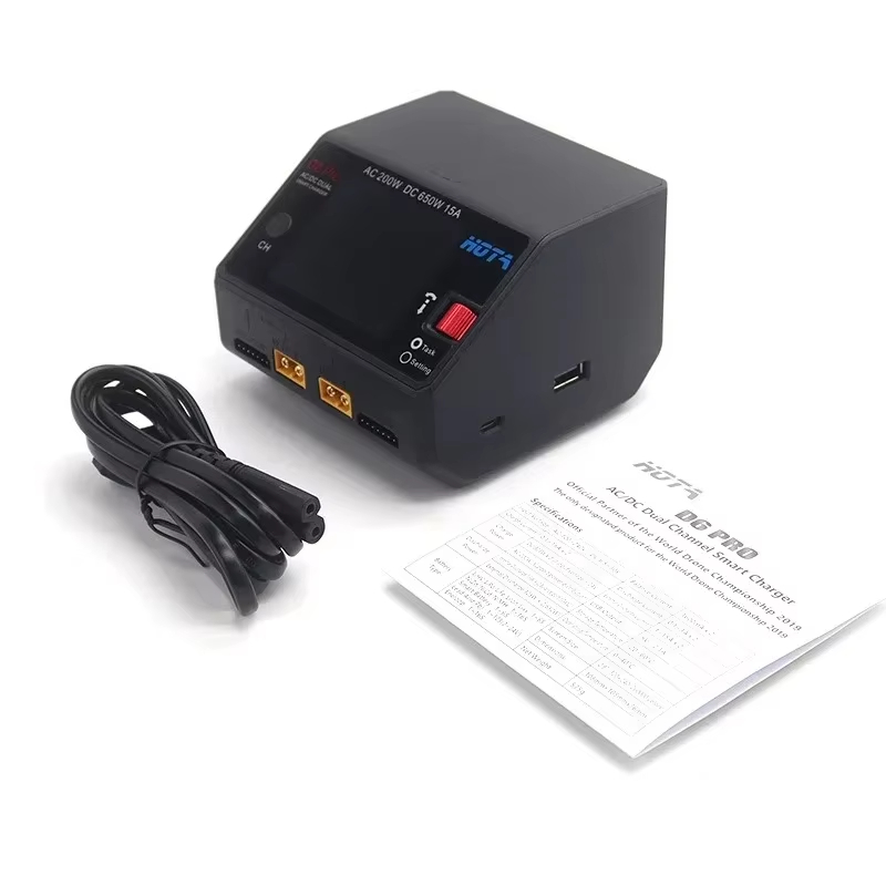 HOTA D6 Pro 듀얼 채널 충전기 AC 200W  - Hota D6 Pro Dual Lipo Charger 리뷰 및 가격