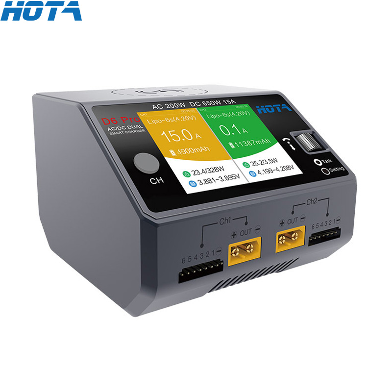 HOTA D6 Pro 블랙 AC 200w DC 2x32 - Hota D6 Pro Dual Lipo Charger 리뷰 및 가격