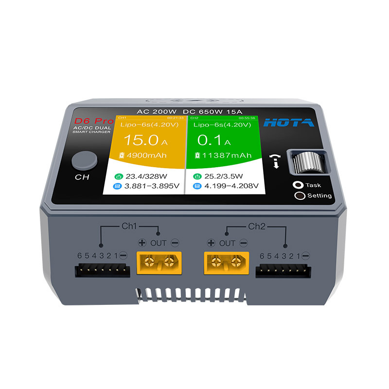 HOTA D6 Pro 블랙 AC 200w DC 2x32 - Hota D6 Pro Dual Lipo Charger 리뷰 및 가격
