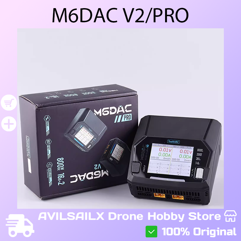 툴킷RC M6DAC V2 / 프로 듀얼 채널 스마트 밸 - Toolkitrc M6Dac Smart Charger 리뷰 및 가격