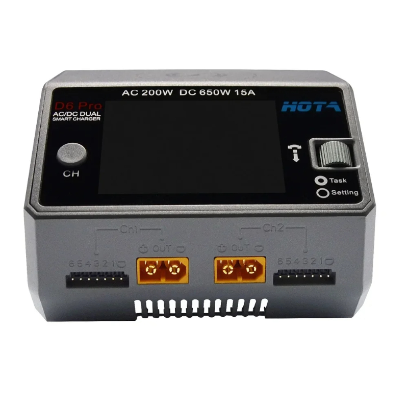 HOTA D6 Pro 650W 리포/리튬이온/니켈수소  - Hota D6 Pro Dual Lipo Charger 리뷰 및 가격